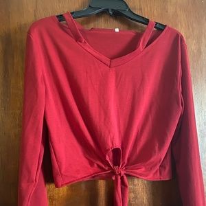 Red long sleeve